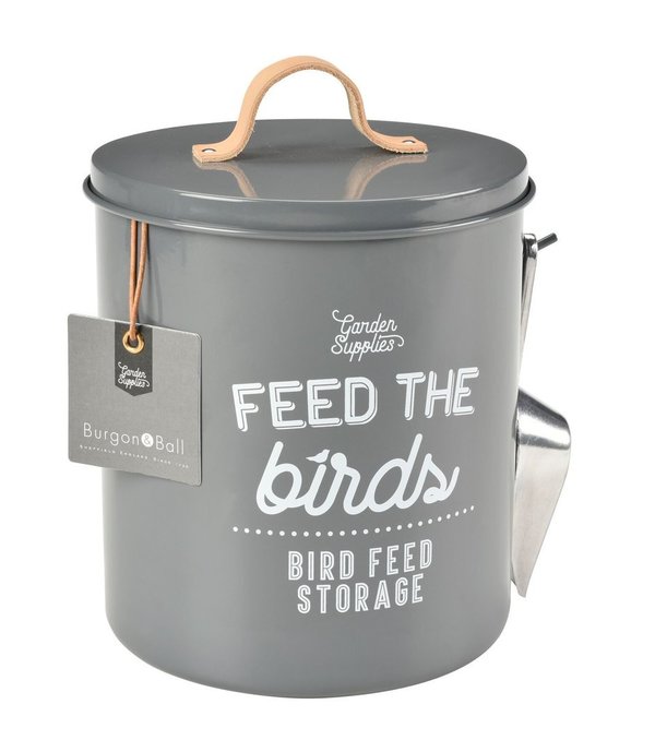 Burgon & Ball Vogelfutter-Aufbewahrungsbox charcoal grau