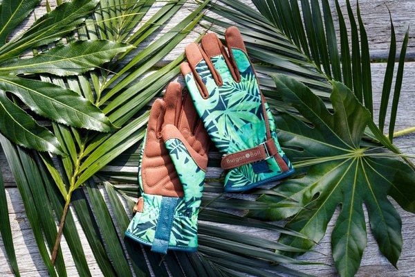 Burgon & Ball Damen-Gartenhandschuhe Love The Glove Tropical S/M