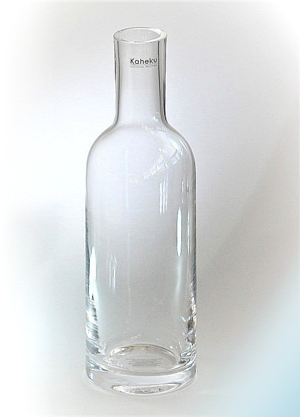 Kaheku Vase Botega Flaschenform Glas klar d9 h30 cm
