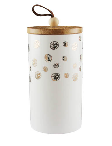 Kaheku Dose mit Deckel Keksdose Vorratsbehälter Colette Porzellan weiß h19 cm