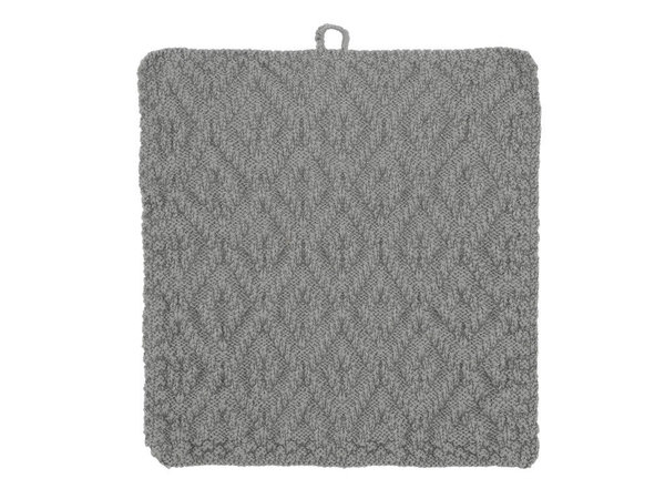 A Simple Mess Spültücher gestrickt Baumwolle 3er Grau 25 x 25 cm