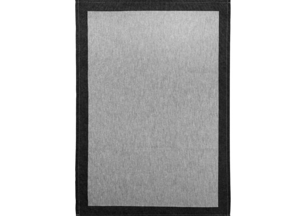 Södahl Geschirrtuch Baumwolle schwarz grau Frame black 50 x 70 cm