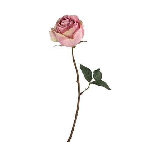 Vosteen Seidenrose Kunstblume künstliche Rose Stine Textil flieder 50 cm