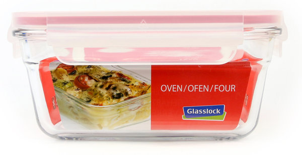 Glasslock Classic-Oven 1650 ml quadratische Frischhaltedose (OCST-165)