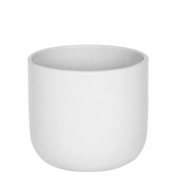 Kaheku Übertopf SILKA weiß-matt Keramik