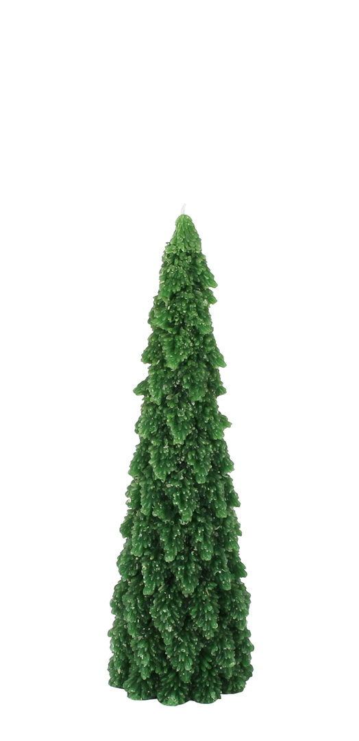 Dekokerze Baum VINOLA grün modern