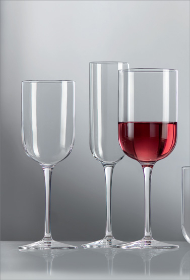 Longdrinkglas/Wasserglas SUBLIME 4er-Set klar
