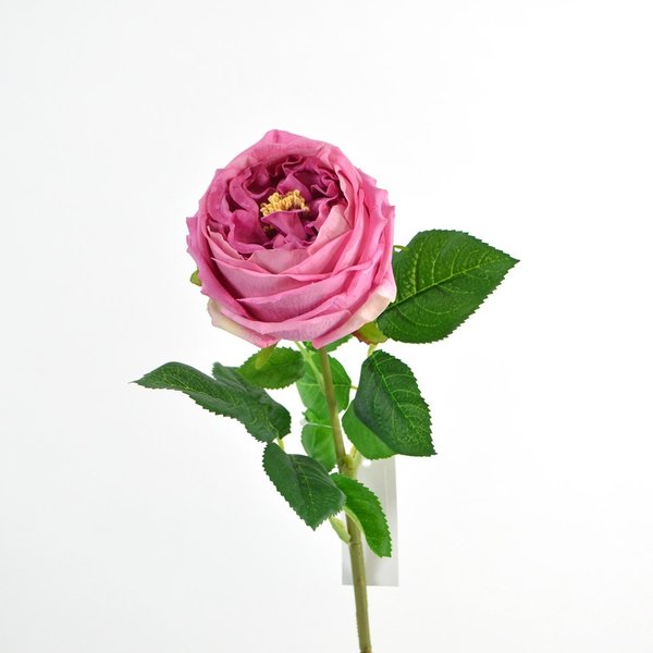 Kunstrose Cabagerose Natural Touch  pink 59 cm